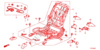 V. ZITTING COMPONENTEN(L.)(2) voor Honda JAZZ HYBRID IMA-S 5 deuren CVT versnellingsbak 2012