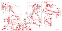 VEILIGHEIDSRIEMEN voor Honda JAZZ HYBRID IMA      TEMP TIRE 5 deuren CVT versnellingsbak 2012