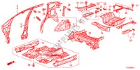 VLOER/BINNEN PANELEN voor Honda JAZZ HYBRID IMA-S 5 deuren CVT versnellingsbak 2012
