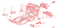 VLOERMAT voor Honda JAZZ HYBRID IMA-H    TEMP TIRE 5 deuren CVT versnellingsbak 2012