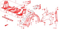 VOOR STROOMLIJNKAP voor Honda JAZZ HYBRID IMA-H    TEMP TIRE 5 deuren CVT versnellingsbak 2012