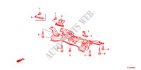 VOOR SUB FRAME voor Honda JAZZ HYBRID IMA      TEMP TIRE 5 deuren CVT versnellingsbak 2012