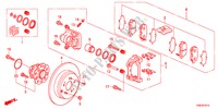 ACHTER REM voor Honda ODYSSEY EXL 5 deuren 5-traps automatische versnellingsbak 2011