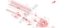 ACHTER WISSER voor Honda ODYSSEY EXL 5 deuren 5-traps automatische versnellingsbak 2011