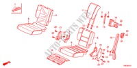 ACHTER ZITTING(R.) voor Honda ODYSSEY LX 5 deuren 5-traps automatische versnellingsbak 2011