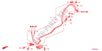 AIRCONDITIONER(ACHTER SLANGEN/ACHTER PIJPEN) voor Honda ODYSSEY EXL 5 deuren 5-traps automatische versnellingsbak 2011