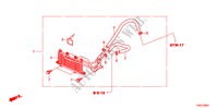 ATF KOELERPAKKET(6AT) voor Honda ODYSSEY TOURING 5 deuren 6-traps automatische versnellingsbak 2011