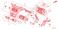AUDIO UNIT(2) voor Honda ODYSSEY TOURING 5 deuren 6-traps automatische versnellingsbak 2011