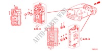 BEDIENINGSEENNEID(CABINE)(2) voor Honda ODYSSEY LX 5 deuren 5-traps automatische versnellingsbak 2011