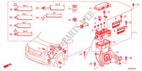 BEDRADINGSBUNDEL(2) voor Honda ODYSSEY TOURING 5 deuren 6-traps automatische versnellingsbak 2011