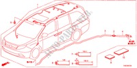 BEDRADINGSBUNDEL(5) voor Honda ODYSSEY LX 5 deuren 5-traps automatische versnellingsbak 2011