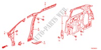 BINNEN PANELEN voor Honda ODYSSEY TOURING 5 deuren 6-traps automatische versnellingsbak 2011