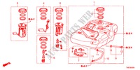 BRANDSTOF TANK voor Honda ODYSSEY LX 5 deuren 5-traps automatische versnellingsbak 2011