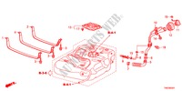 BRANDSTOF VUL PIJP voor Honda ODYSSEY EXL 5 deuren 5-traps automatische versnellingsbak 2011