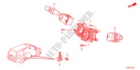 COMBINATIESCHAKELAAR voor Honda ODYSSEY EXL 5 deuren 5-traps automatische versnellingsbak 2011