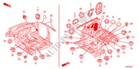 DOORVOERTULLE(ZIJ) voor Honda ODYSSEY LX 5 deuren 5-traps automatische versnellingsbak 2011