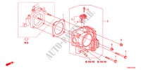 GAS HUIS voor Honda ODYSSEY LX 5 deuren 5-traps automatische versnellingsbak 2011