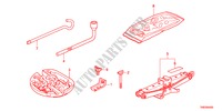 GEREEDSCHAP/KRIK voor Honda ODYSSEY LX 5 deuren 5-traps automatische versnellingsbak 2011