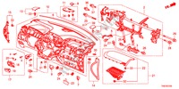 INSTRUMENTEN PANEEL voor Honda ODYSSEY TOURING 5 deuren 6-traps automatische versnellingsbak 2011