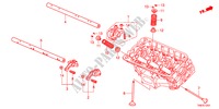 KLEP/ZWAAI ARM(ACHTER) voor Honda ODYSSEY TOURING 5 deuren 6-traps automatische versnellingsbak 2011