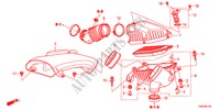 LUCHTFILTER voor Honda ODYSSEY TOURING 5 deuren 6-traps automatische versnellingsbak 2011