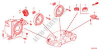 LUIDSPREKER voor Honda ODYSSEY LX 5 deuren 5-traps automatische versnellingsbak 2011