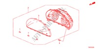 METER(DENSO) voor Honda ODYSSEY EXL 5 deuren 5-traps automatische versnellingsbak 2011