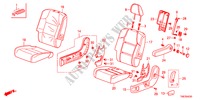 MIDDEN ZITTING(L.) voor Honda ODYSSEY EXL 5 deuren 5-traps automatische versnellingsbak 2011