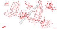 MIDDEN ZITTING(R.) voor Honda ODYSSEY LX 5 deuren 5-traps automatische versnellingsbak 2011