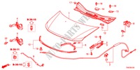 MOTORKAP voor Honda ODYSSEY EXL 5 deuren 5-traps automatische versnellingsbak 2011