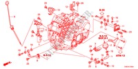 OLIEPEILMETER/ATF PIJP(6AT) voor Honda ODYSSEY TOURING 5 deuren 6-traps automatische versnellingsbak 2011