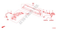 ONTLUCHTSLANG voor Honda ODYSSEY EXL 5 deuren 5-traps automatische versnellingsbak 2011