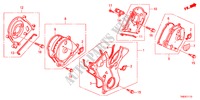 ONTSTEKINGSRIEM AFDEKKING voor Honda ODYSSEY EXL 5 deuren 5-traps automatische versnellingsbak 2011