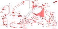 RADIATOR SLANG/RESERVETANK voor Honda ODYSSEY LX 5 deuren 5-traps automatische versnellingsbak 2011