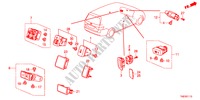 SCHAKELAAR voor Honda ODYSSEY TOURING 5 deuren 6-traps automatische versnellingsbak 2011