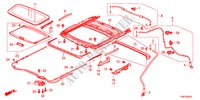 SCHUIFDAK voor Honda ODYSSEY EXL 5 deuren 5-traps automatische versnellingsbak 2011