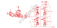 SLEUTEL CILINDER COMPONENTEN voor Honda ODYSSEY TOURING 5 deuren 6-traps automatische versnellingsbak 2011