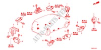 SRS SENSOR voor Honda ODYSSEY LX 5 deuren 5-traps automatische versnellingsbak 2011