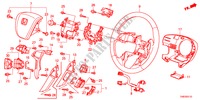 STUURWIEL(SRS)(1) voor Honda ODYSSEY EXL 5 deuren 5-traps automatische versnellingsbak 2011