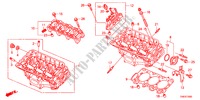 VOOR CILINDER HOOFD voor Honda ODYSSEY EXL 5 deuren 5-traps automatische versnellingsbak 2011