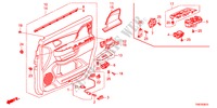 VOOR PORTIER VOERING voor Honda ODYSSEY EXL 5 deuren 5-traps automatische versnellingsbak 2011
