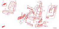 VOOR ZITTING(L.) voor Honda ODYSSEY LX 5 deuren 5-traps automatische versnellingsbak 2011