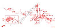WATERPOMP voor Honda ODYSSEY EXL 5 deuren 5-traps automatische versnellingsbak 2011