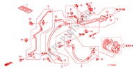 AIRCONDITIONER (SLANGEN/PIJPEN) (2.4L) (LH) voor Honda ACCORD 2.4 TYPE S 4 deuren 6-versnellings handgeschakelde versnellingsbak 2009