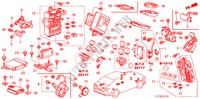 BEDIENINGSEENNEID(CABINE) (1) (RH) voor Honda ACCORD 2.2 EX 4 deuren 5-traps automatische versnellingsbak 2009