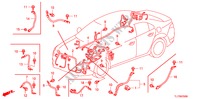 BEDRADINGSBUNDEL(1) (LH) voor Honda ACCORD 2.4 TYPE S 4 deuren 6-versnellings handgeschakelde versnellingsbak 2009