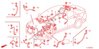 BEDRADINGSBUNDEL(1) (RH) voor Honda ACCORD 2.2 ES-GT 4 deuren 6-versnellings handgeschakelde versnellingsbak 2009
