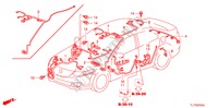 BEDRADINGSBUNDEL(3) (LH) voor Honda ACCORD 2.4 EXECUTIVE 4 deuren 6-versnellings handgeschakelde versnellingsbak 2009