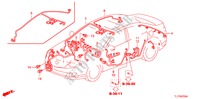 BEDRADINGSBUNDEL(3) (RH) voor Honda ACCORD 2.0 EX 4 deuren 6-versnellings handgeschakelde versnellingsbak 2009