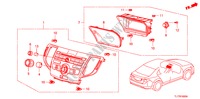 CENTER MODULE voor Honda ACCORD 2.4 S 4 deuren 6-versnellings handgeschakelde versnellingsbak 2009